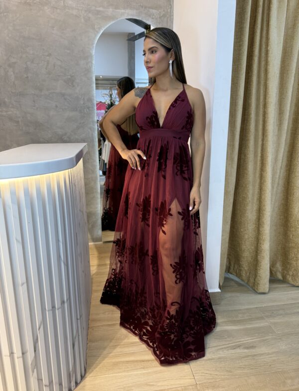 VESTIDO ELEGANTE LARGO